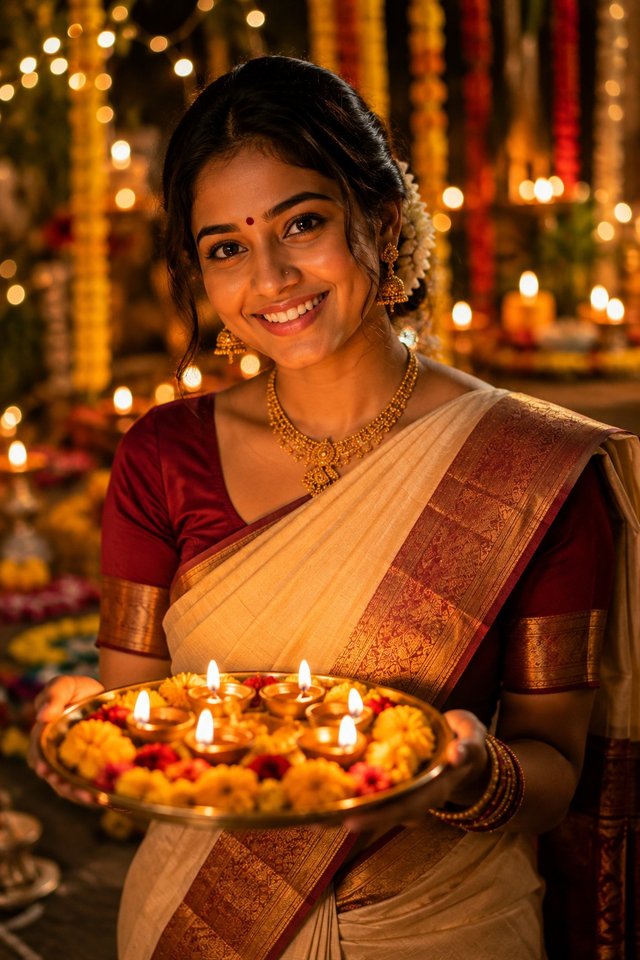 ultra Realistic Festival Celebration Portrait | Cinematic Indian Traditional Photography Prompt — festival AI prompt