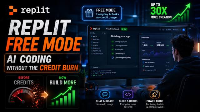 Replit Free Mode Cinematic: AI Coding Just Changed