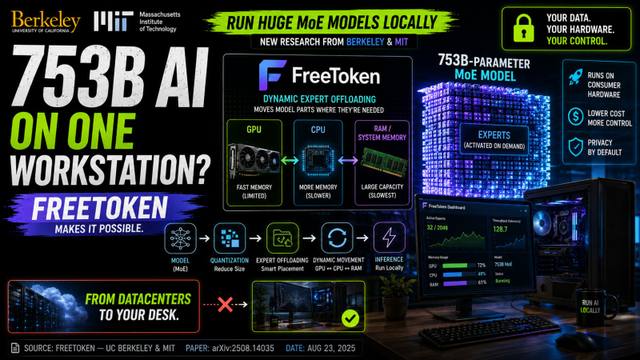 FreeToken Cinematic: Run Huge AI Models Locally