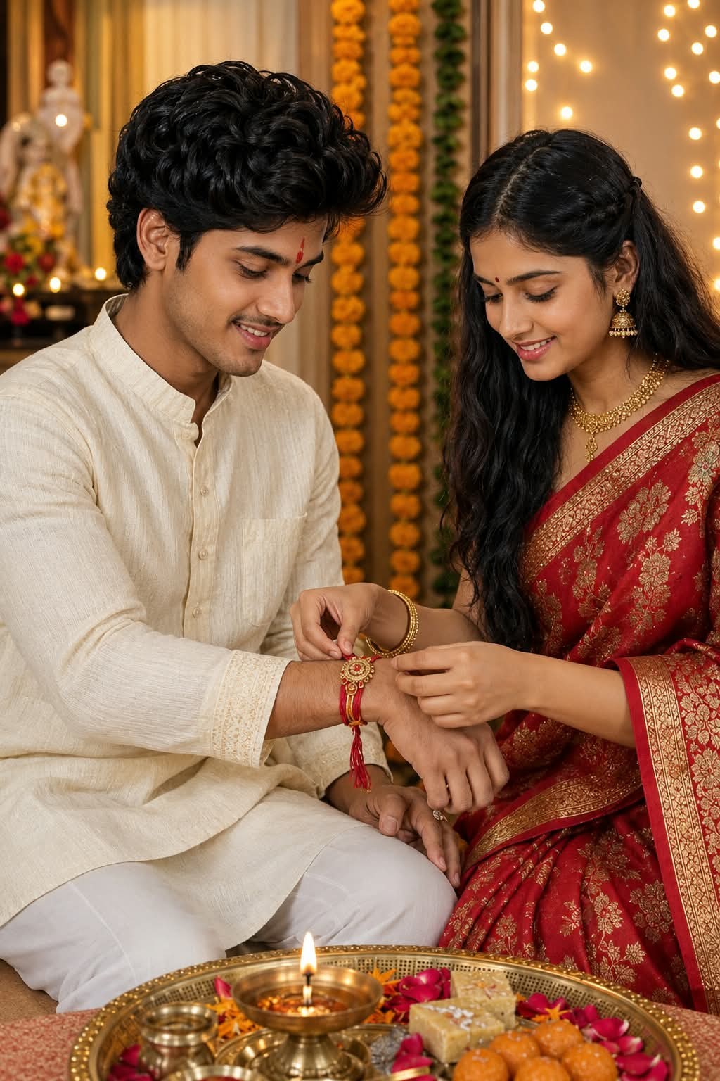 Raksha Bandhan Cinematic Brother-Sister Portrait