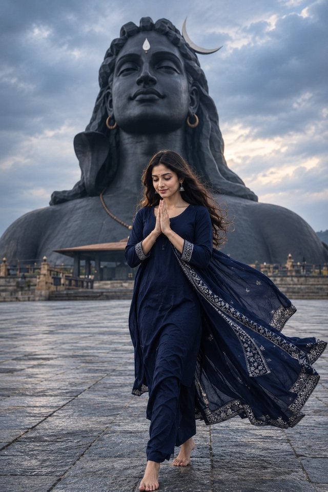 Maha Shivratri AI photo example