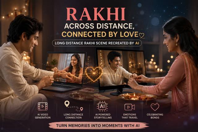 How to Turn a Rakhi Photo into a Heartwarming Video with AI