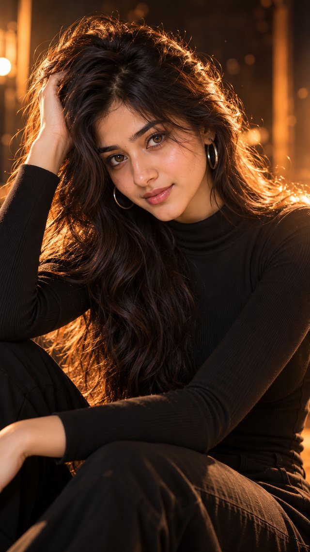 Luxury Studio Girl Portrait – Ultra Realistic — ai AI prompt