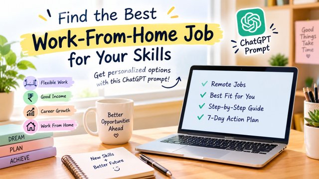 ChatGPT Work-From-Home Job Prompt for Your Skills for Your Skills