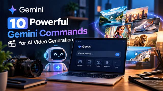 10 Powerful Gemini Commands for AI Video Generation