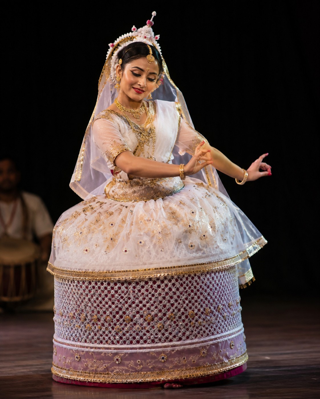 Graceful Manipuri Classical Dance Portrait | Traditional Indian Cultural Photography
