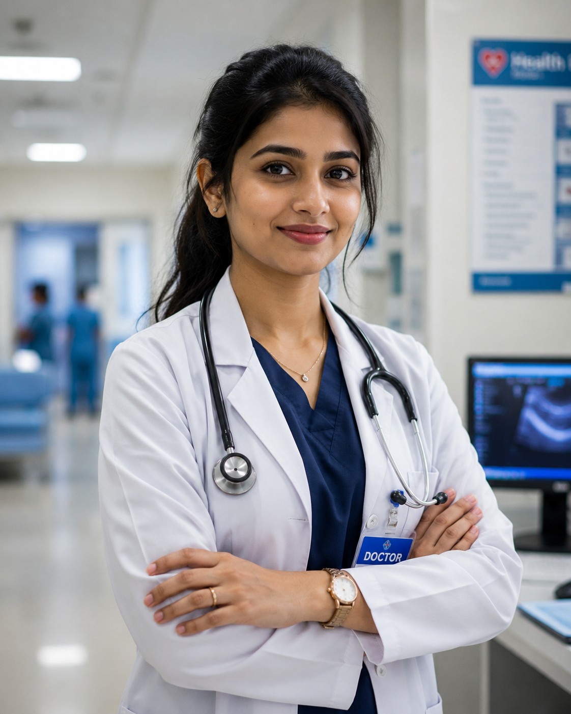 Professional Woman Doctor Portrait | Modern Healthcare Photography
