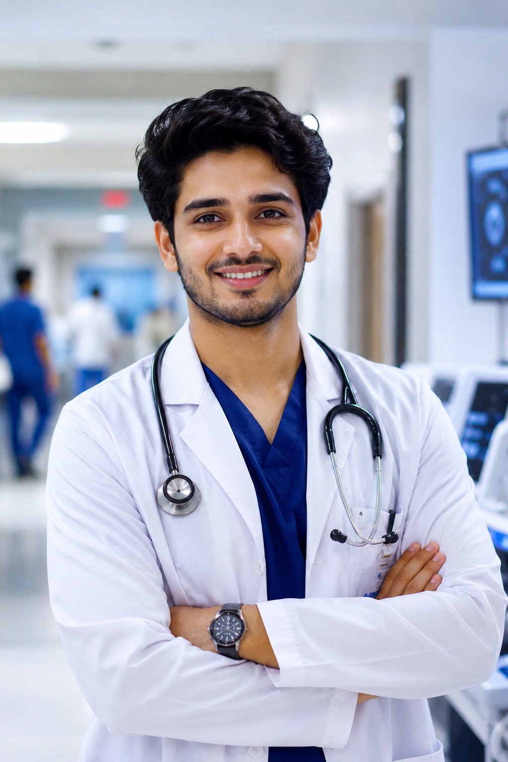 Professional Male Doctor Portrait | Modern Healthcare Photography