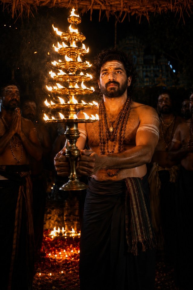 Cinematic Ayyappa Devotional Portrait | 8K AI