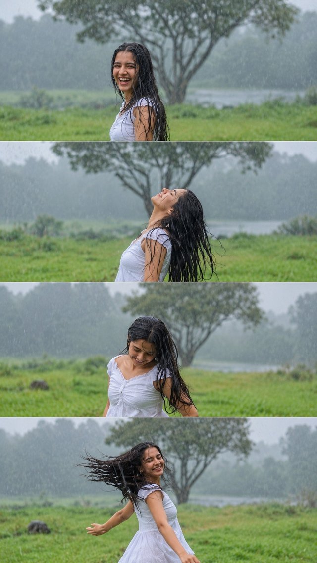 Monsoon Rain Girl Portrait – 8K Cinematic
