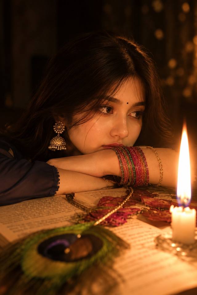 Candlelight Girl Portrait – 8K Cinematic Realistic