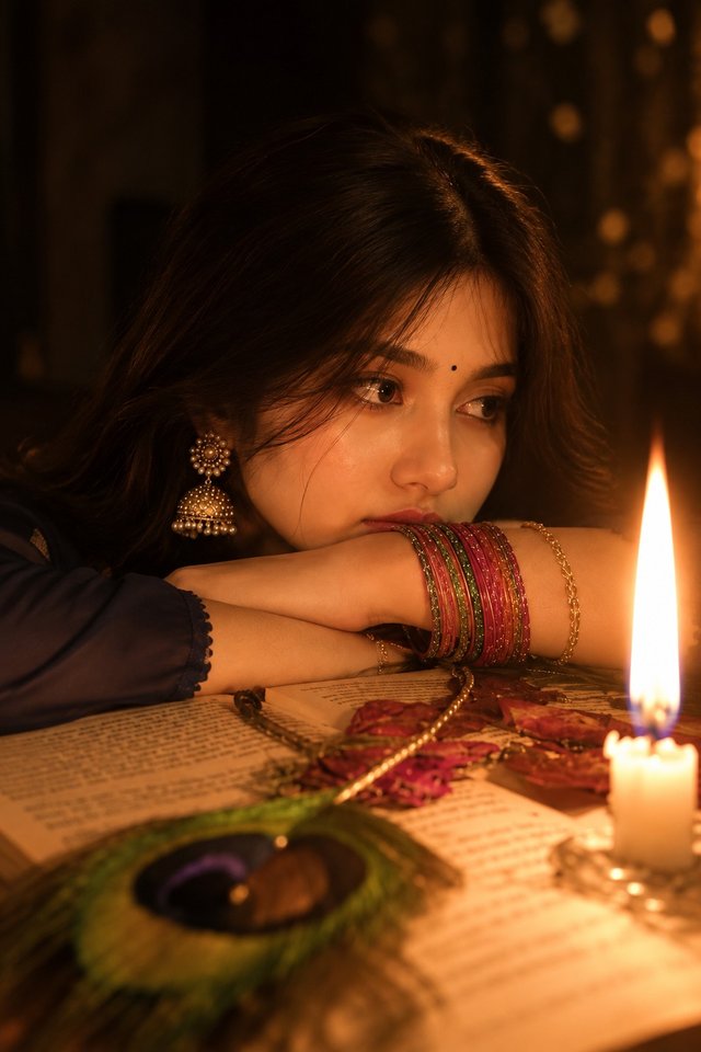 Candlelight Girl Portrait – 8K Cinematic Realistic