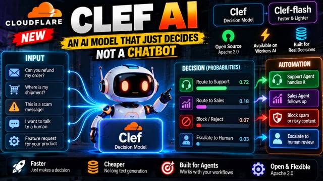 Cloudflare Clef: AI Model That Just Makes Decisions|flux ai news