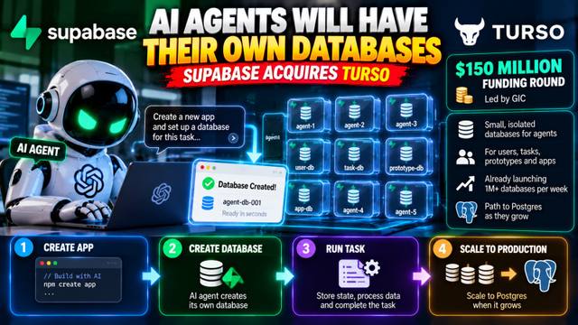 Supabase Acquires Turso to Build AI Agent Databases
