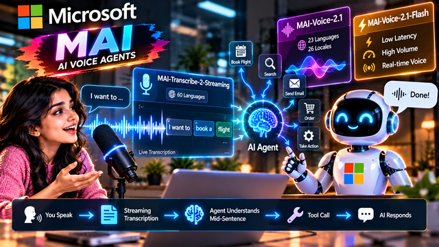 Microsoft MAI Models Upgrade Real-Time AI Voice Agents