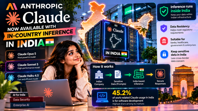 Claude AI Now Offers In-Country Inference in India