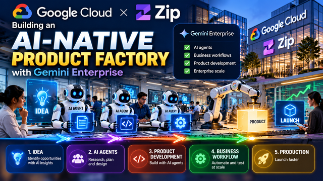 Google Cloud and Zip Build an AI-Native Product Factory