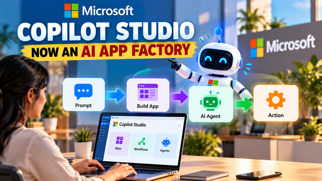 Microsoft Copilot Studio Becomes an AI App Factory