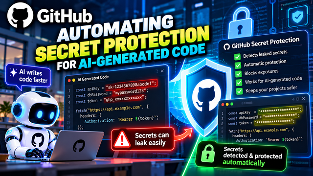 GitHub Automates Secret Protection for AI-Generated Code