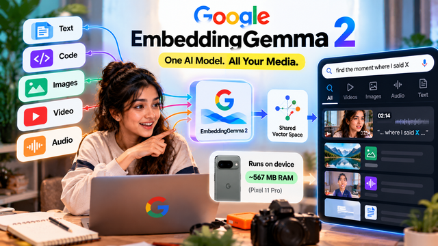 Google EmbeddingGemma 2 Enables Local AI Search