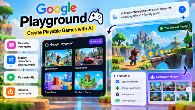 Google Playground Lets You Create Games With AI