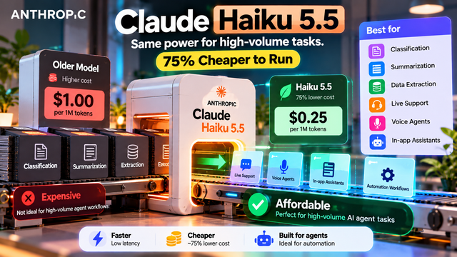 Claude Haiku 5.5 Makes AI Agents Cheaper