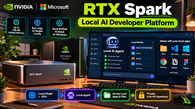 NVIDIA RTX Spark Turns PCs Into Local AI Platforms