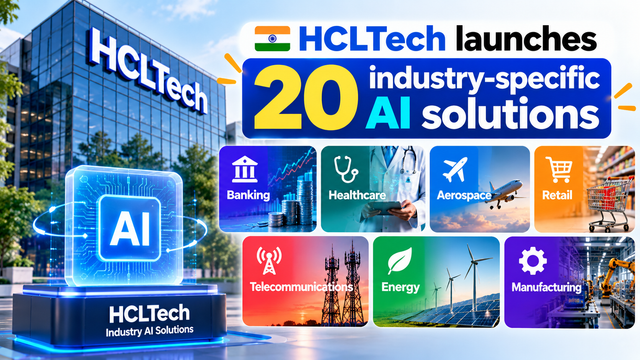 HCLTech Launches 20 Industry-Specific AI Solutions