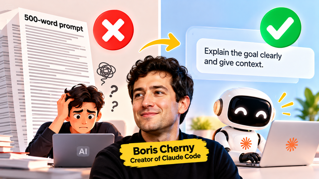 Boris Cherny: Stop Over-Engineering AI Prompts