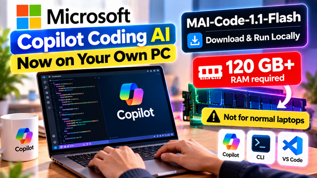 Microsoft MAI-Code AI Runs Locally on Your PC