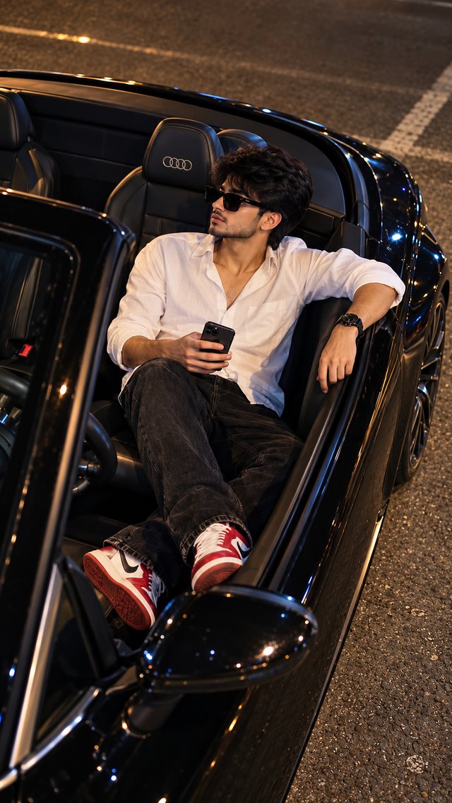 Luxury Audi Convertible Portrait – ChatGPT AI Prompt
