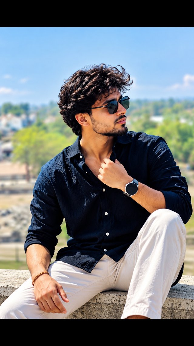 Stylish Men's Portrait – ChatGPT 4K AI Prompt
