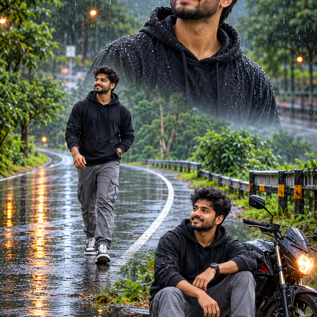 Monsoon Male Portrait – Cinematic ChatGPT AI Prompt