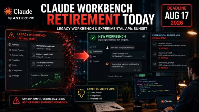 Claude Workbench Retirement: What Developers Need to Know