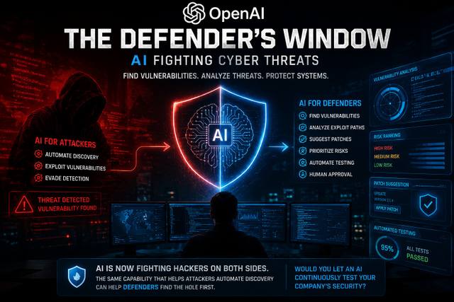 OpenAI Defender’s Window — Cinematic AI Cybersecurity